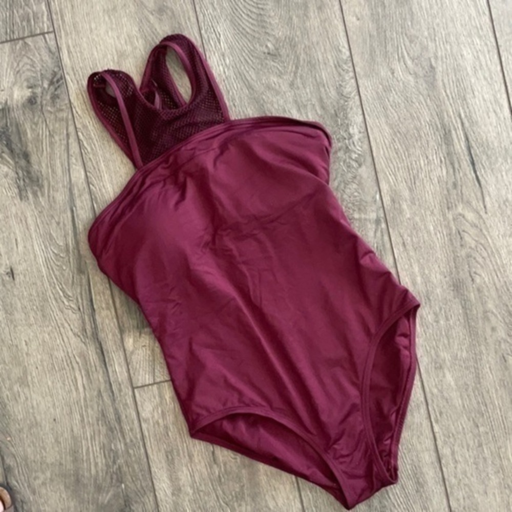 Carmen Marc Valvo swim Small Burgandy Swim